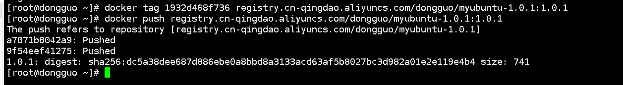 Docker本地镜像发布到阿里云的实现