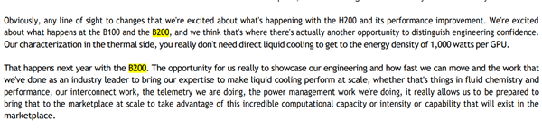 功耗高达1000W!NVIDIA B200 GPU加速器明年到来