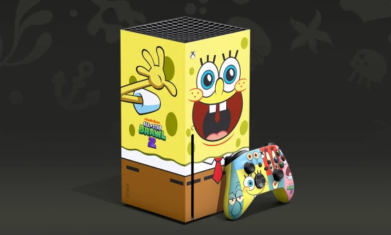 微软发布海绵宝宝主题限定Xbox Series X主机:配备特别版手柄