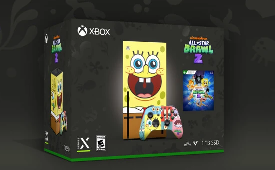 微软发布海绵宝宝主题限定Xbox Series X主机:配备特别版手柄