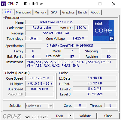 i9-14900KS超频破9.1GHz!连创四大世界记录