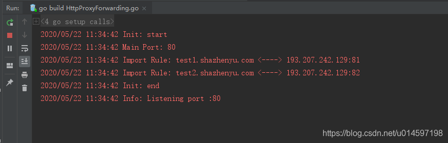 Go语言实现单端口转发到多个端口