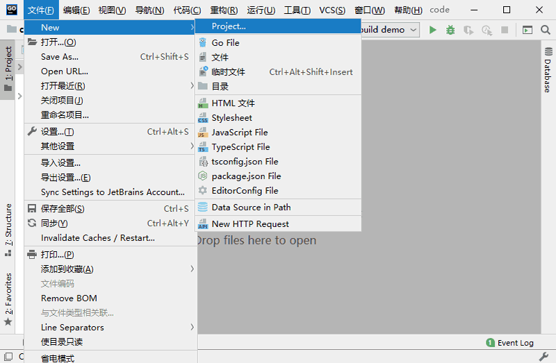 手把手教你如何在Goland中创建和运行项目