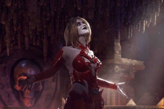 美女COS《博德之门3》腥红奥林超还原:逼真到像截图