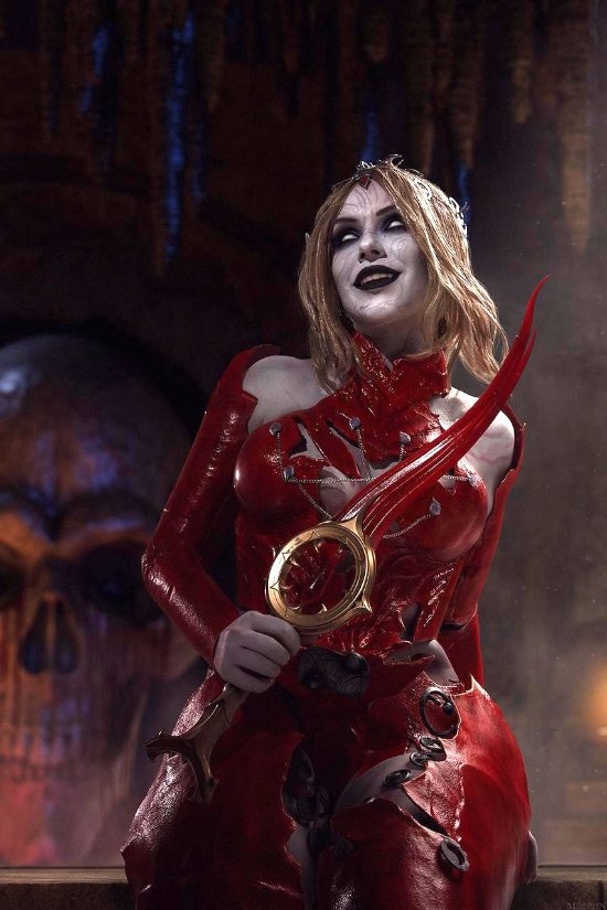 美女COS《博德之门3》腥红奥林超还原:逼真到像截图