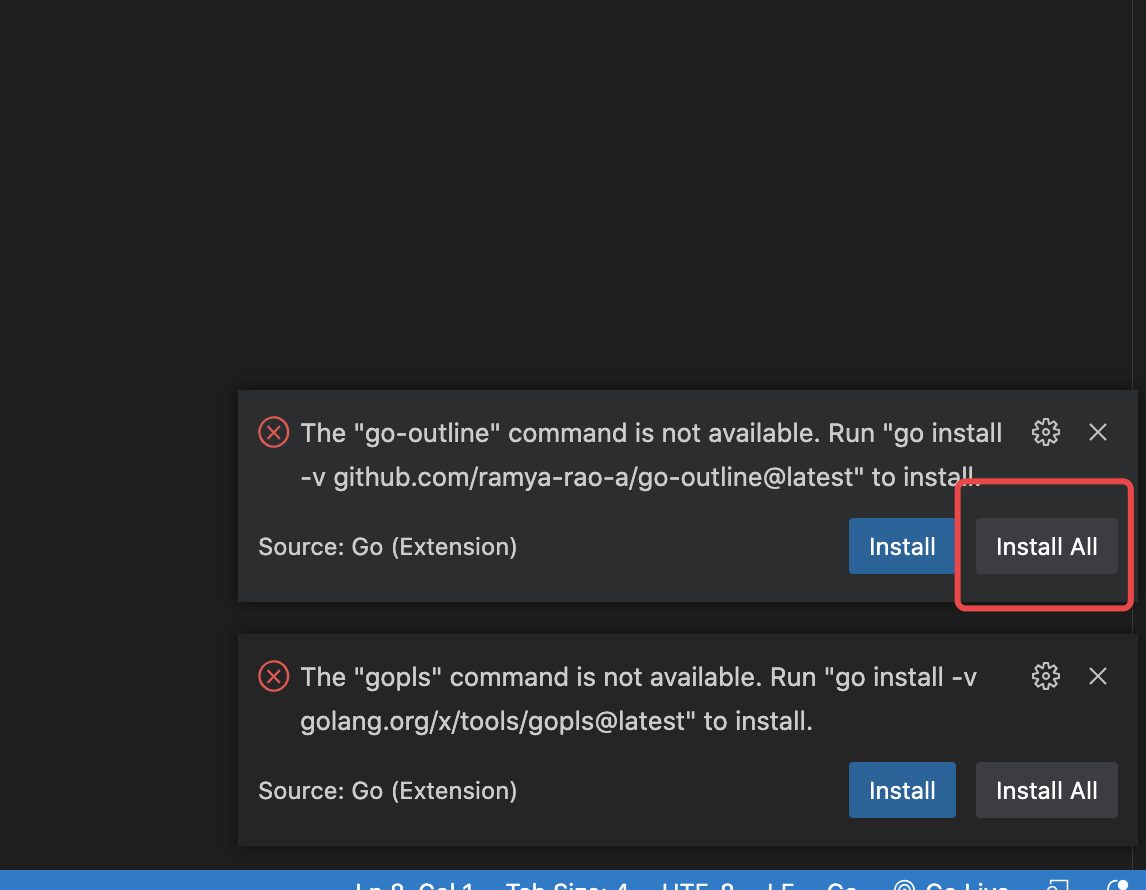 VsCode下开发Go语言的环境配置超详细图文详解