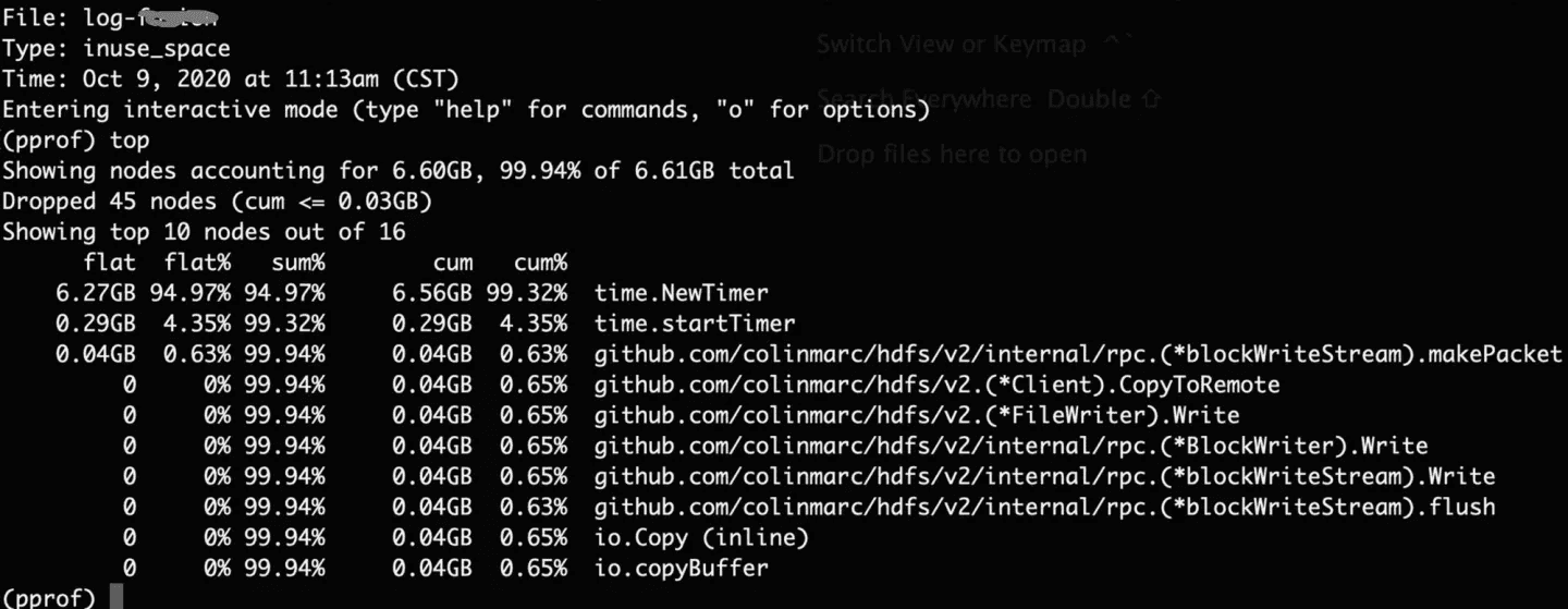 Golang内存泄露场景与定位方式的实现